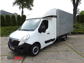 Huifzeil bedrijfswagen, Bestelwagen met dubbele cabine — Opel MOVANO PRITSCHE PLANE 8 PALETTEN WEBASTO A/C 