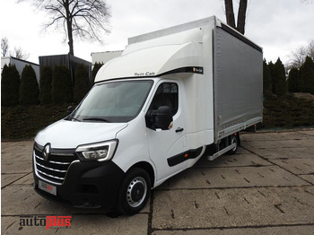 Huifzeil bedrijfswagen, Bestelwagen met dubbele cabine — Renault MASTER PRITSCHE PLANE 10 PALETTEN  WEBASTO A/C 