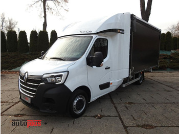 Huifzeil bedrijfswagen, Bestelwagen met dubbele cabine — Renault MASTER PRITSCHE PLANE 10 PALETTEN WEBASTO A/C 