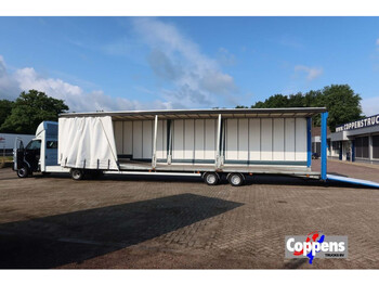 BE trekker Iveco Daily 40C18 trekker + Autotransport trailer 10.5 ton